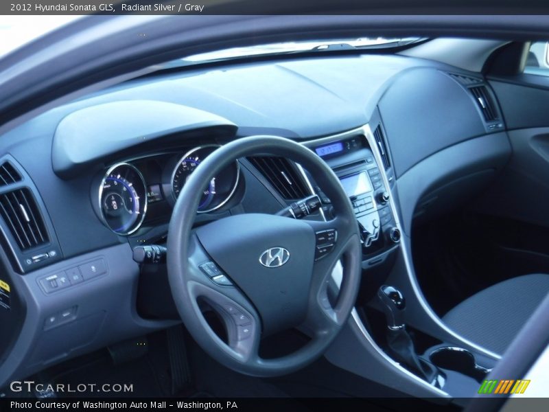 Radiant Silver / Gray 2012 Hyundai Sonata GLS