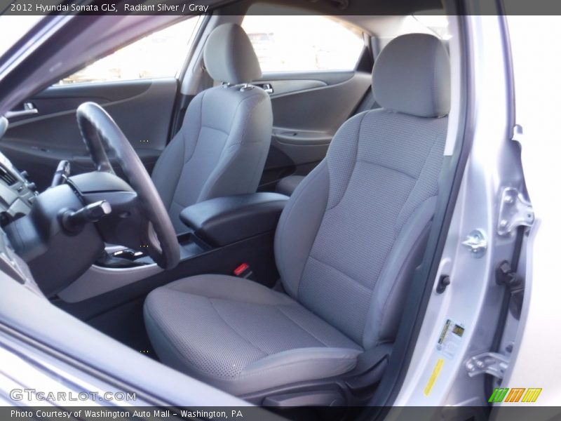 Radiant Silver / Gray 2012 Hyundai Sonata GLS