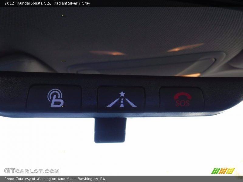 Radiant Silver / Gray 2012 Hyundai Sonata GLS