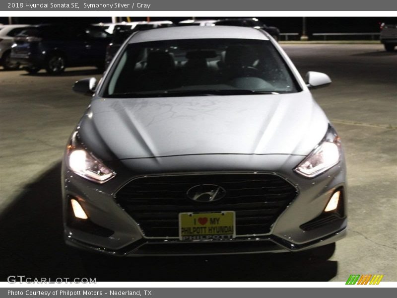 Symphony Silver / Gray 2018 Hyundai Sonata SE