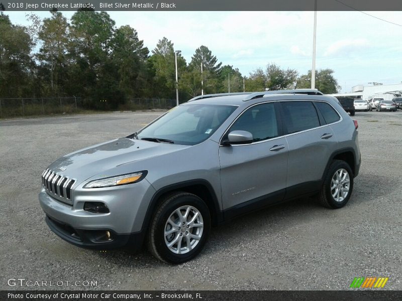 Billet Silver Metallic / Black 2018 Jeep Cherokee Latitude