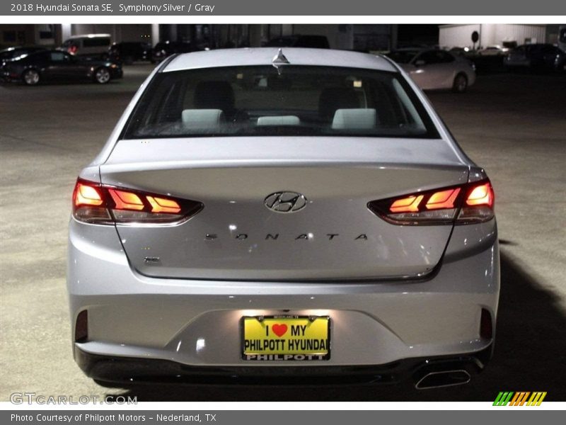 Symphony Silver / Gray 2018 Hyundai Sonata SE