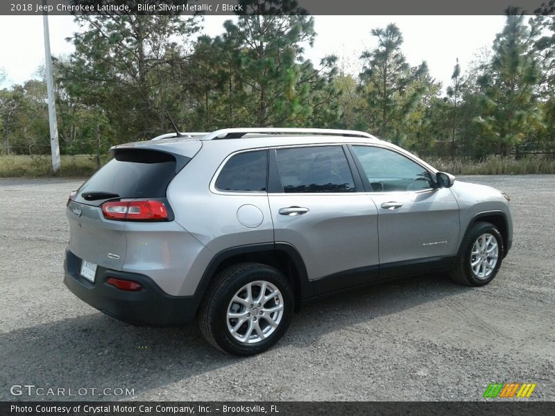Billet Silver Metallic / Black 2018 Jeep Cherokee Latitude
