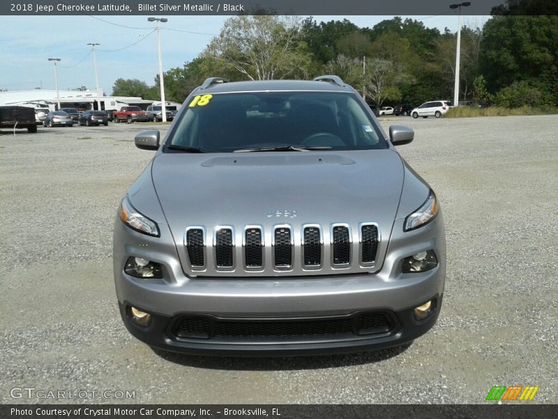 Billet Silver Metallic / Black 2018 Jeep Cherokee Latitude