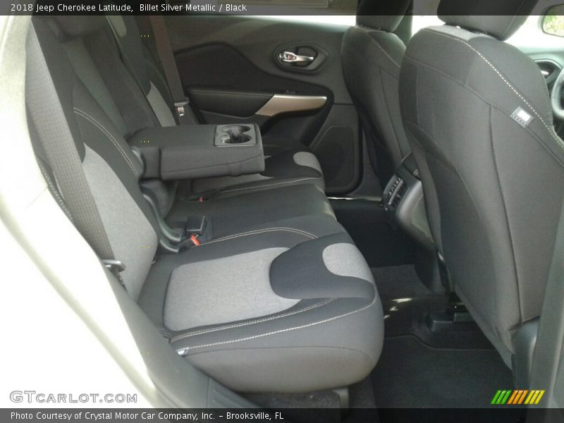 Billet Silver Metallic / Black 2018 Jeep Cherokee Latitude