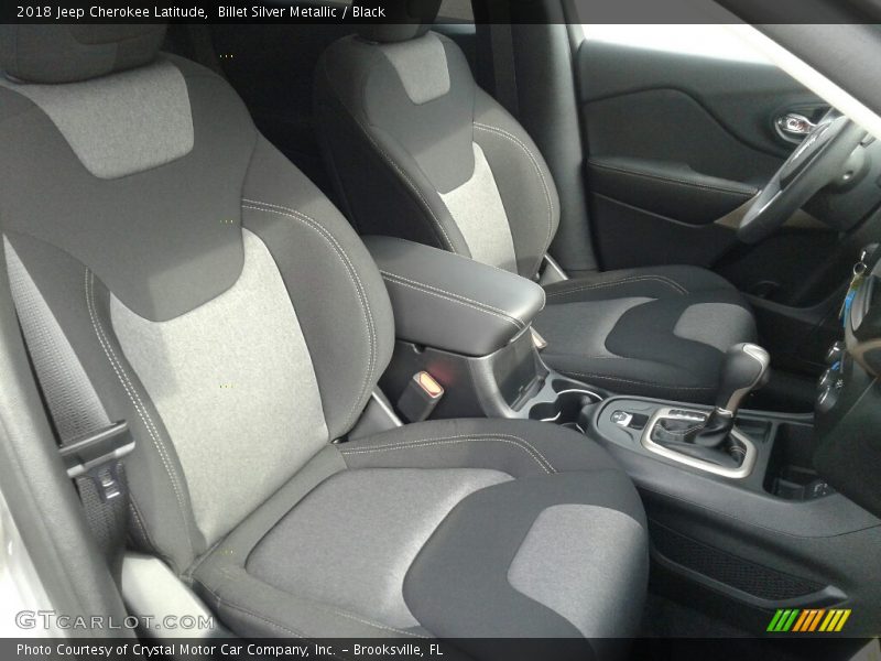 Billet Silver Metallic / Black 2018 Jeep Cherokee Latitude