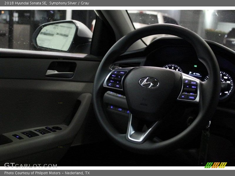Symphony Silver / Gray 2018 Hyundai Sonata SE