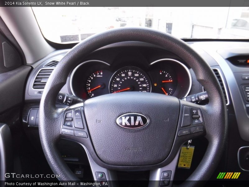 Snow White Pearl / Black 2014 Kia Sorento LX