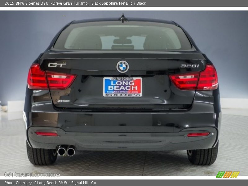 Black Sapphire Metallic / Black 2015 BMW 3 Series 328i xDrive Gran Turismo