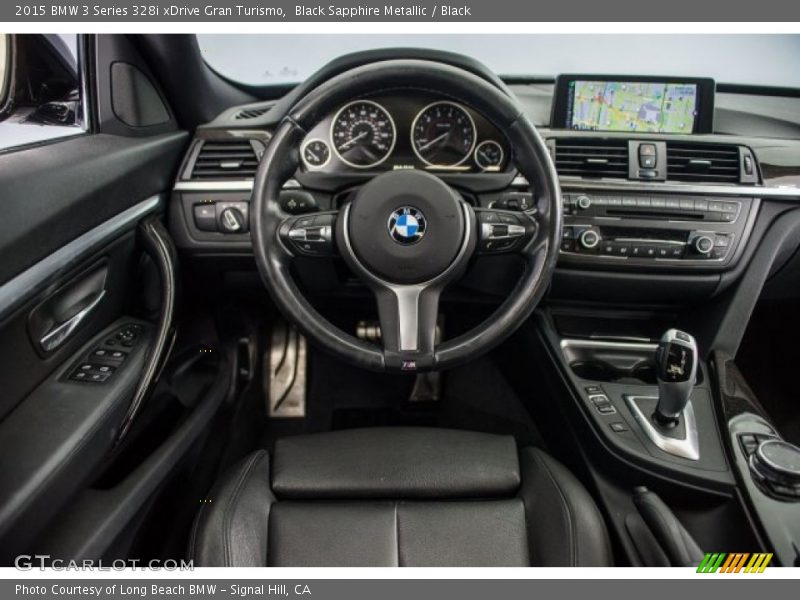 Black Sapphire Metallic / Black 2015 BMW 3 Series 328i xDrive Gran Turismo