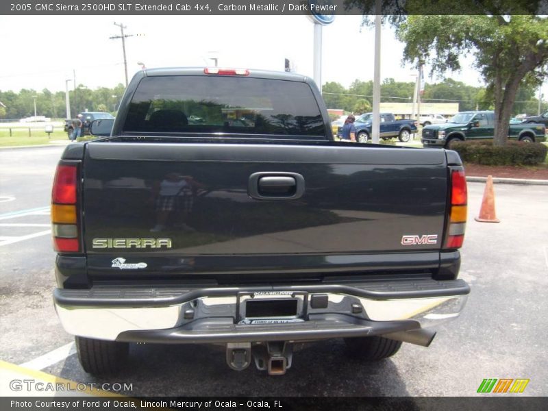Carbon Metallic / Dark Pewter 2005 GMC Sierra 2500HD SLT Extended Cab 4x4