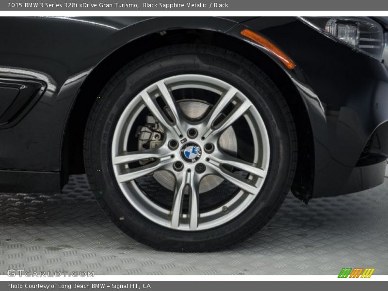 Black Sapphire Metallic / Black 2015 BMW 3 Series 328i xDrive Gran Turismo