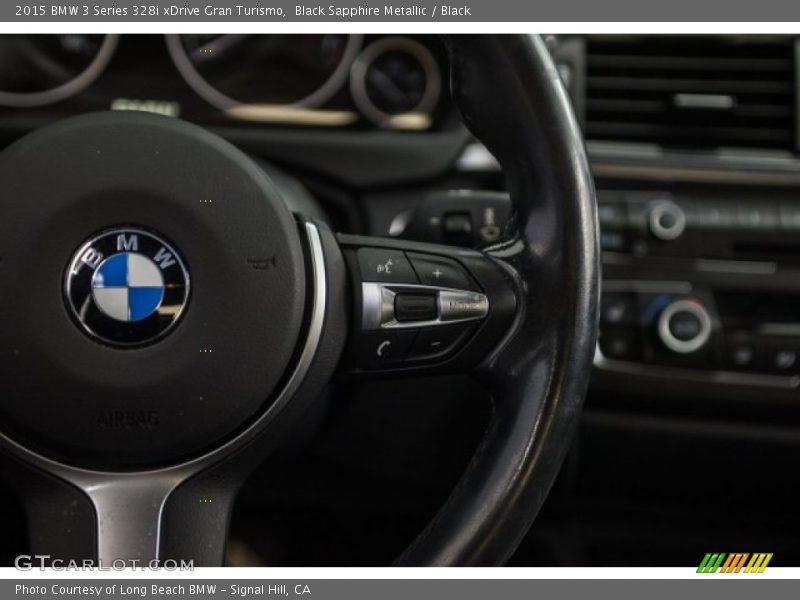 Black Sapphire Metallic / Black 2015 BMW 3 Series 328i xDrive Gran Turismo