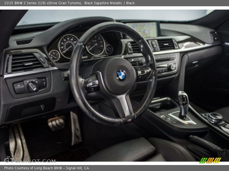 Black Sapphire Metallic / Black 2015 BMW 3 Series 328i xDrive Gran Turismo