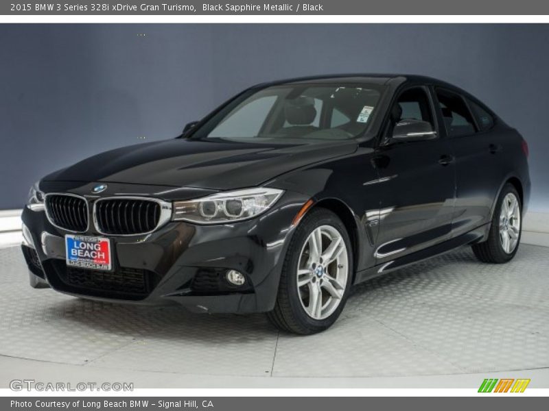 Black Sapphire Metallic / Black 2015 BMW 3 Series 328i xDrive Gran Turismo