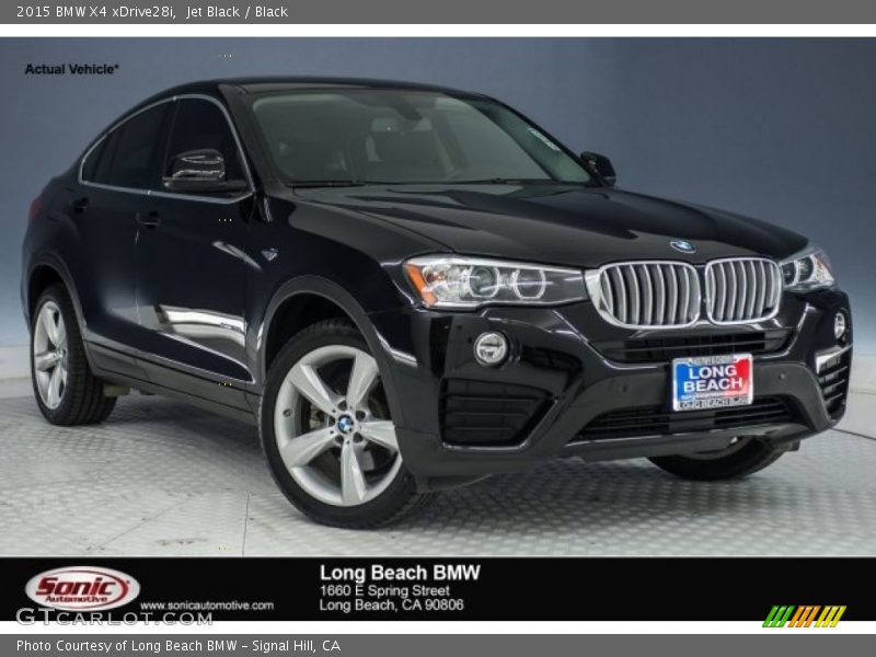 Jet Black / Black 2015 BMW X4 xDrive28i