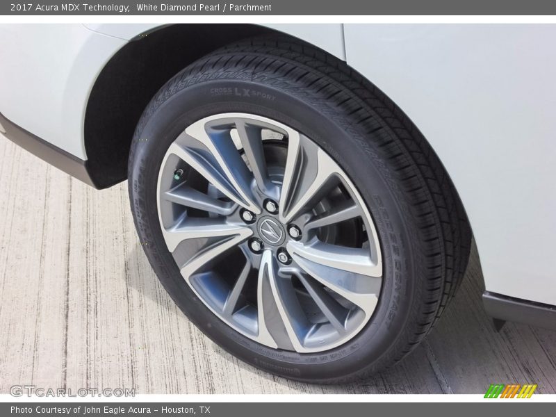 White Diamond Pearl / Parchment 2017 Acura MDX Technology