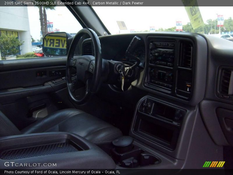 Carbon Metallic / Dark Pewter 2005 GMC Sierra 2500HD SLT Extended Cab 4x4