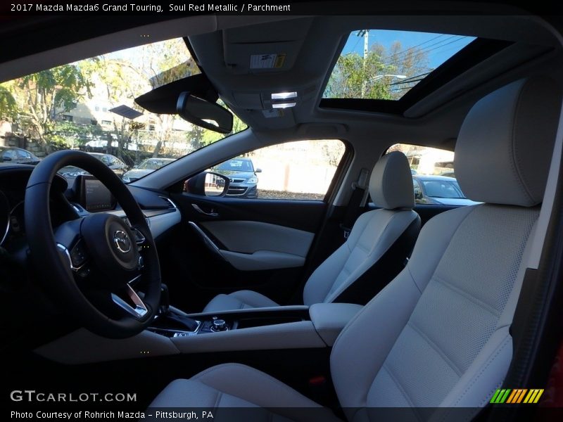 Soul Red Metallic / Parchment 2017 Mazda Mazda6 Grand Touring