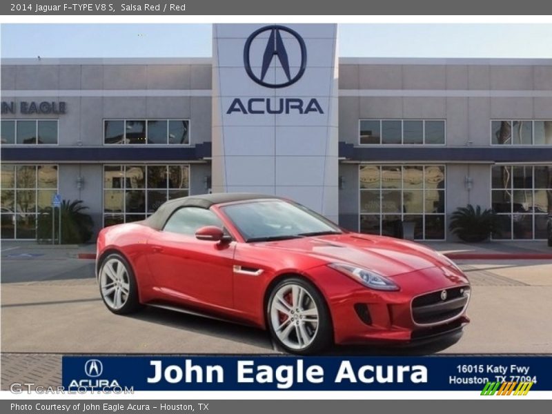 Salsa Red / Red 2014 Jaguar F-TYPE V8 S