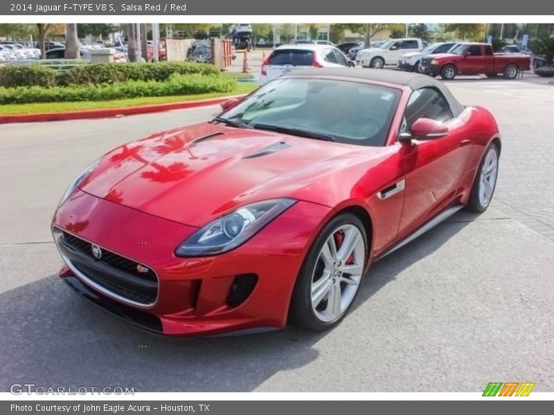 Salsa Red / Red 2014 Jaguar F-TYPE V8 S