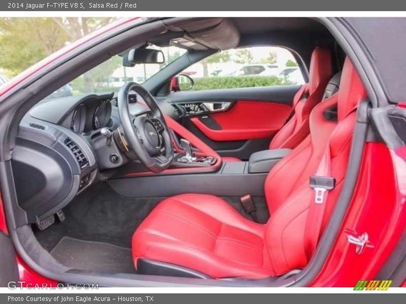 Salsa Red / Red 2014 Jaguar F-TYPE V8 S