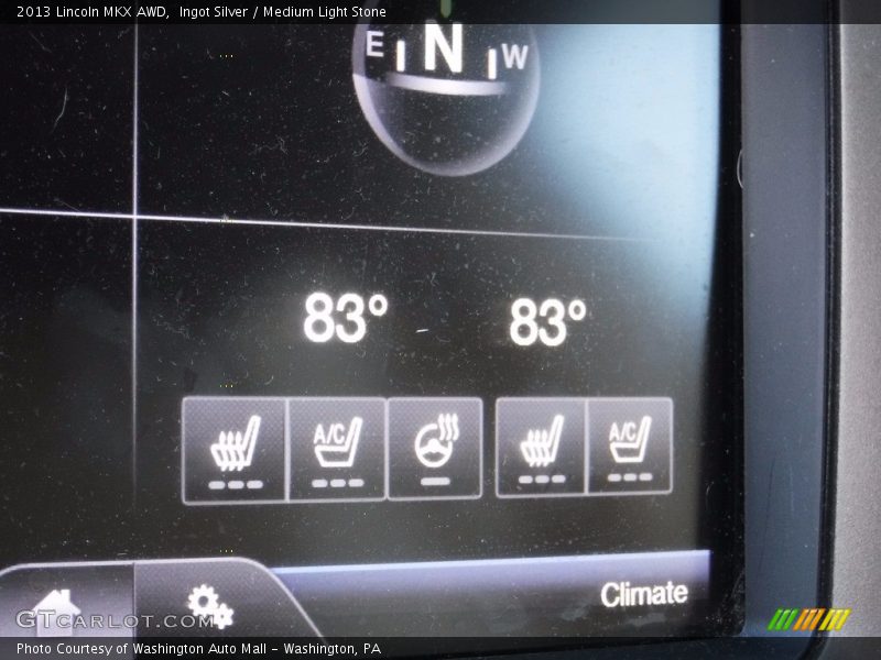 Ingot Silver / Medium Light Stone 2013 Lincoln MKX AWD