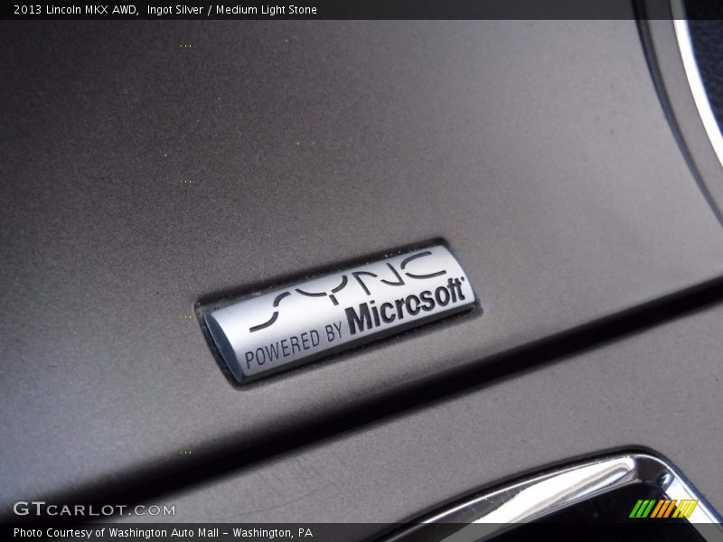Ingot Silver / Medium Light Stone 2013 Lincoln MKX AWD