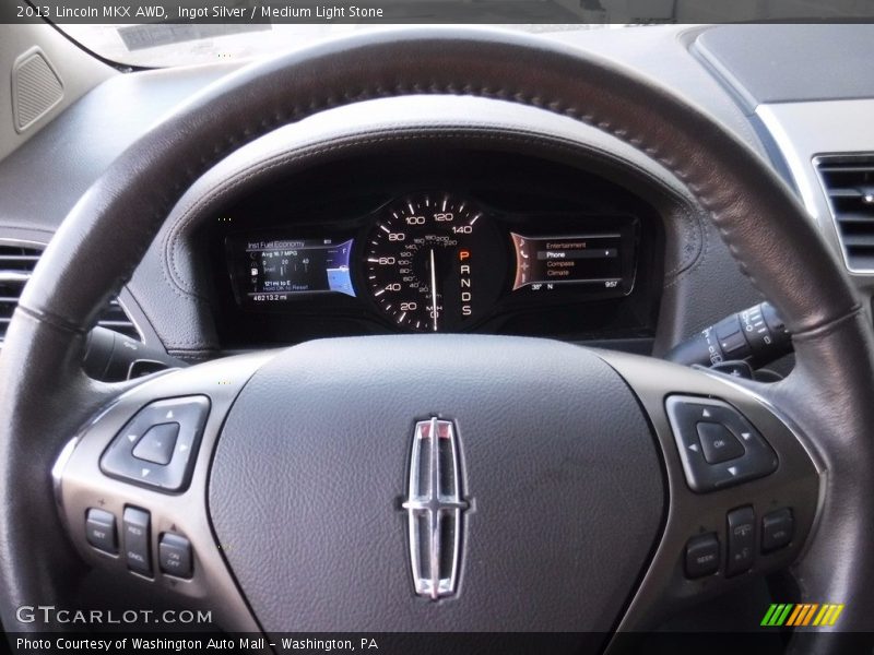 Ingot Silver / Medium Light Stone 2013 Lincoln MKX AWD