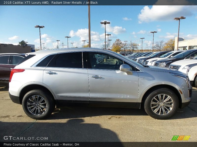 Radiant Silver Metallic / Jet Black 2018 Cadillac XT5 Luxury AWD