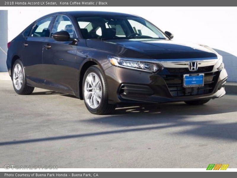 Kona Coffee Metallic / Black 2018 Honda Accord LX Sedan