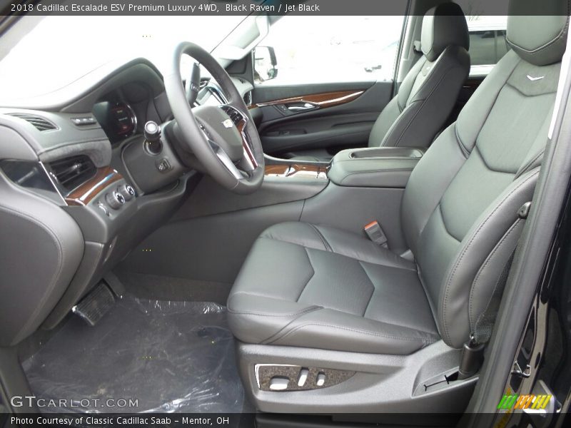  2018 Escalade ESV Premium Luxury 4WD Jet Black Interior