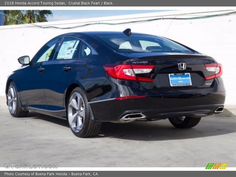 Crystal Black Pearl / Black 2018 Honda Accord Touring Sedan