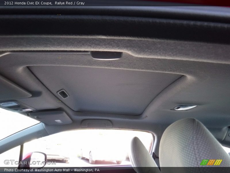 Rallye Red / Gray 2012 Honda Civic EX Coupe