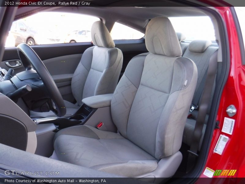 Rallye Red / Gray 2012 Honda Civic EX Coupe