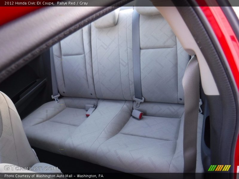 Rallye Red / Gray 2012 Honda Civic EX Coupe