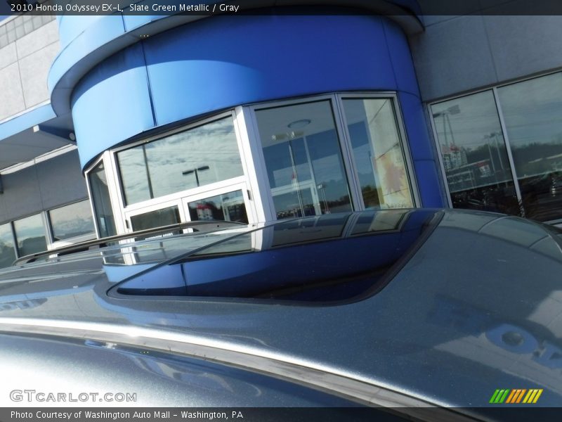 Slate Green Metallic / Gray 2010 Honda Odyssey EX-L