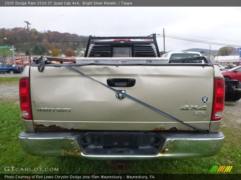 Bright Silver Metallic / Taupe 2005 Dodge Ram 3500 ST Quad Cab 4x4