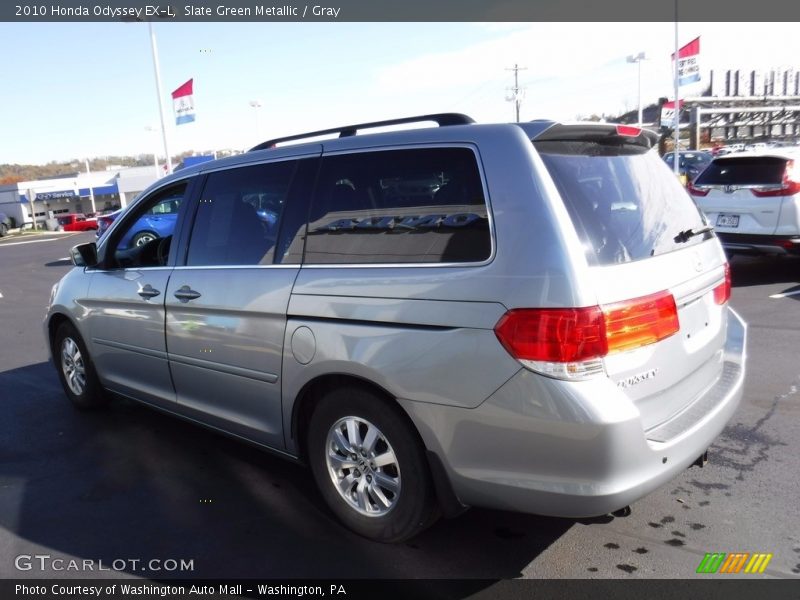 Slate Green Metallic / Gray 2010 Honda Odyssey EX-L