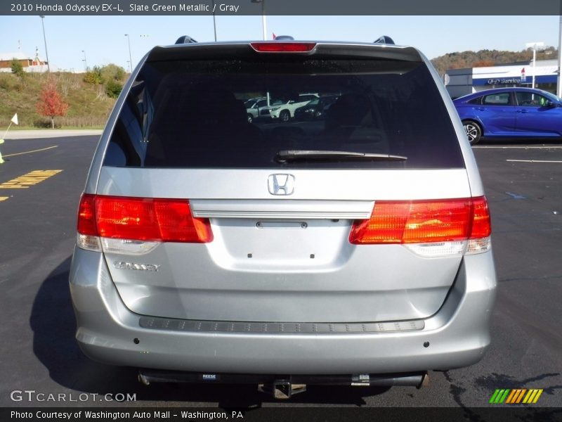 Slate Green Metallic / Gray 2010 Honda Odyssey EX-L