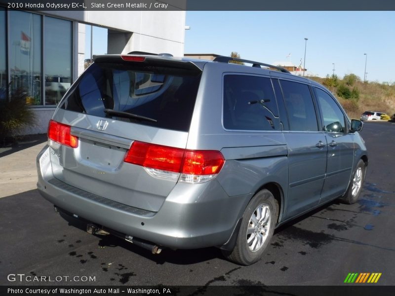 Slate Green Metallic / Gray 2010 Honda Odyssey EX-L