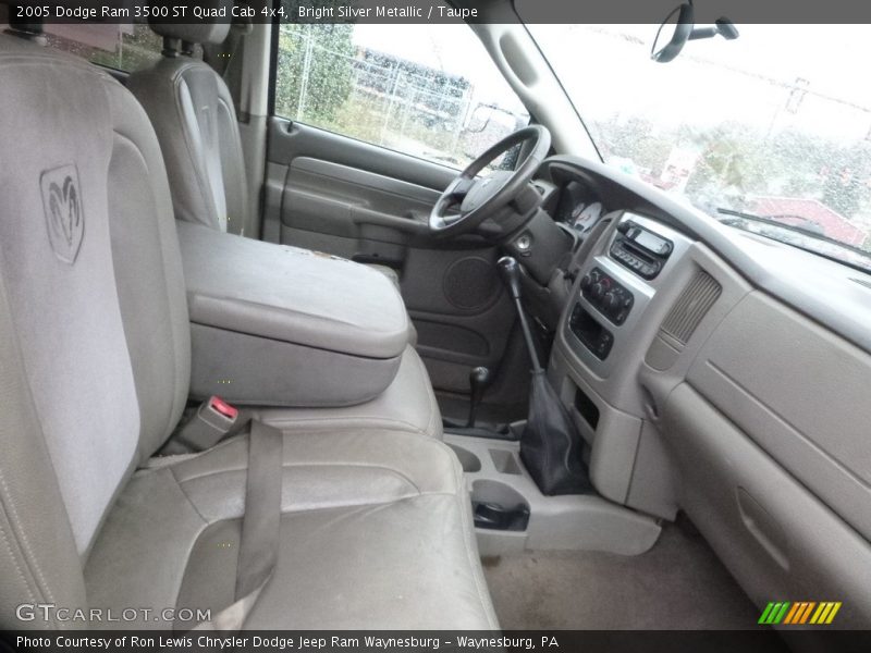 Bright Silver Metallic / Taupe 2005 Dodge Ram 3500 ST Quad Cab 4x4