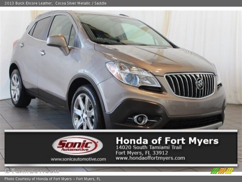 Cocoa Silver Metallic / Saddle 2013 Buick Encore Leather