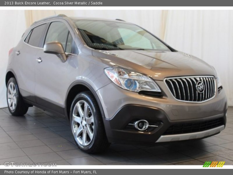Cocoa Silver Metallic / Saddle 2013 Buick Encore Leather
