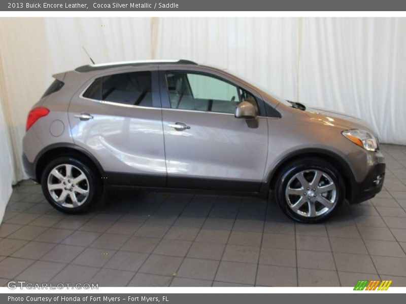 Cocoa Silver Metallic / Saddle 2013 Buick Encore Leather