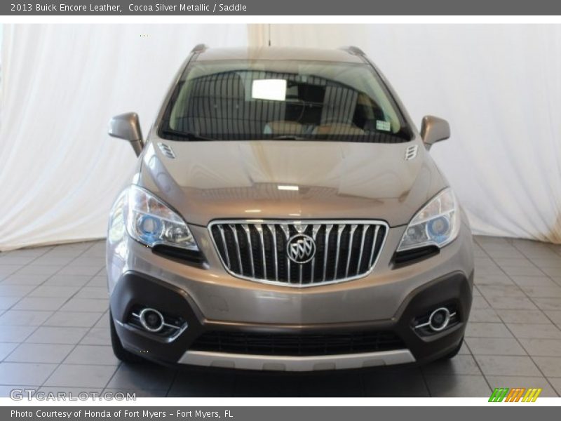 Cocoa Silver Metallic / Saddle 2013 Buick Encore Leather