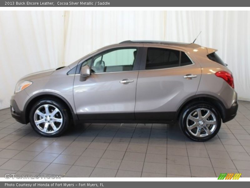 Cocoa Silver Metallic / Saddle 2013 Buick Encore Leather