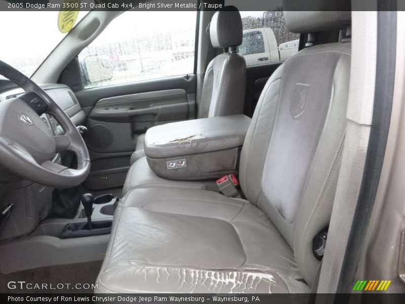 Bright Silver Metallic / Taupe 2005 Dodge Ram 3500 ST Quad Cab 4x4