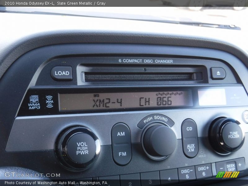 Slate Green Metallic / Gray 2010 Honda Odyssey EX-L