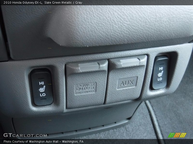 Slate Green Metallic / Gray 2010 Honda Odyssey EX-L